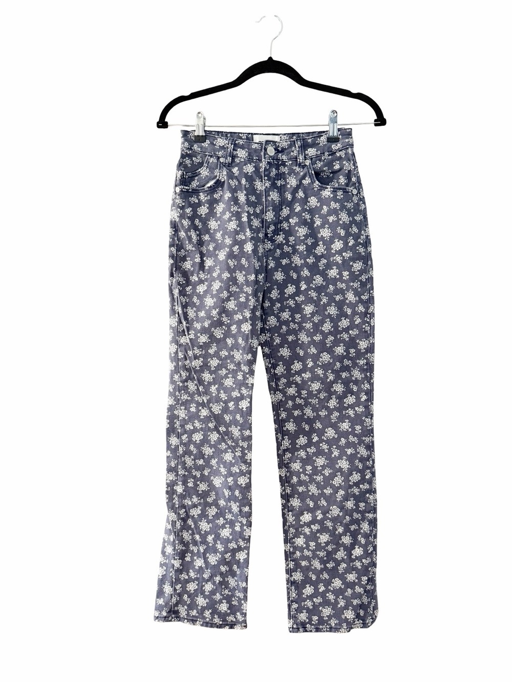 ROLLA'S Elderflower Original Straight Leg Y2K Floral High Rise Jeans Sz 25 - Picture 2 of 7